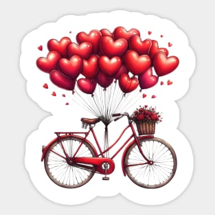 Valentine Bicycle Sticker